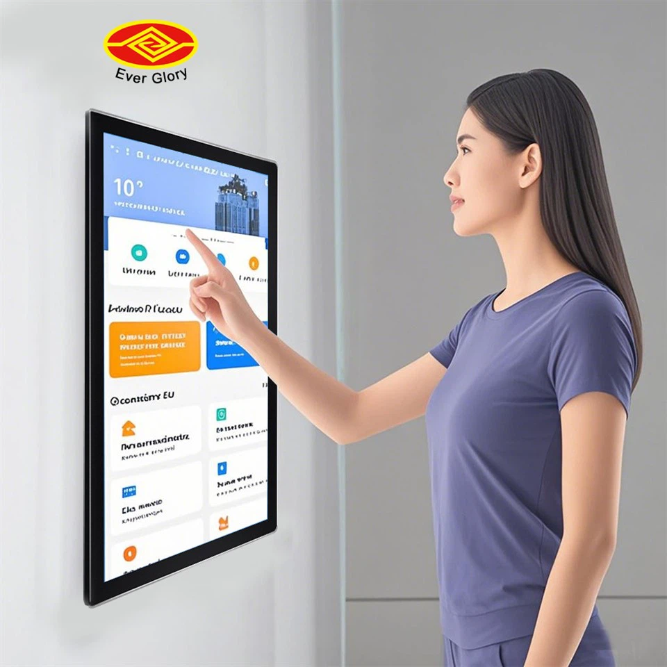 Монитор 4K, 32 дюйма, настенный-компьютер с сенсорным экраном, монтируемый в киоске